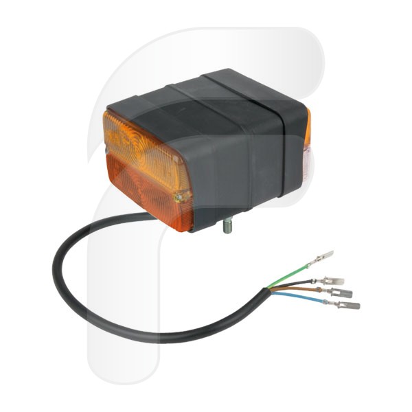 DOUBLE SIDED FRONT-REAR COMBINED LIGHT